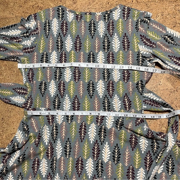 Effie’s Heart Sarah Longsleeve Leaf / Feston Dress in Sz M - Picture 9 of 11